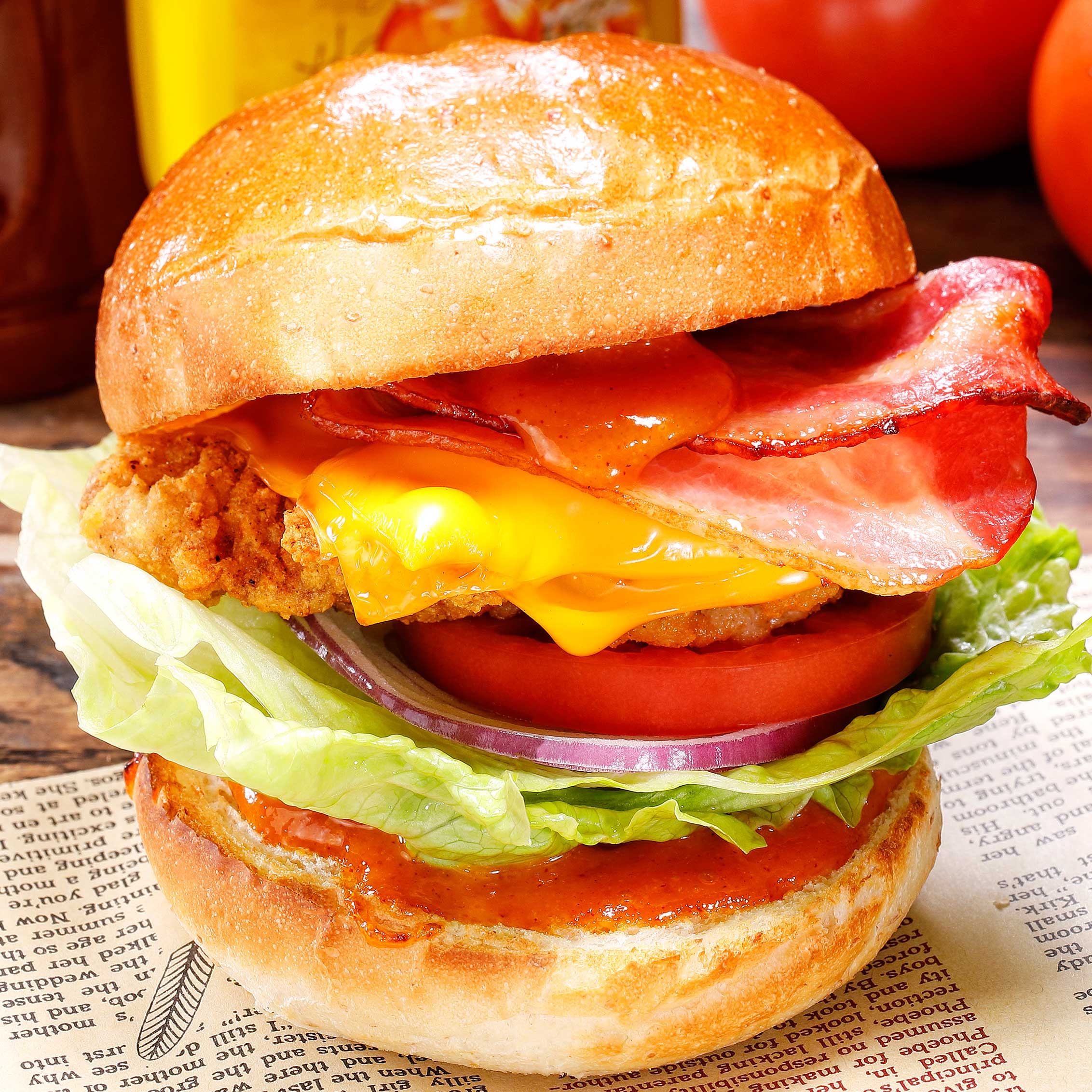 「明洞バンバンチキン」いちげん 　#西船橋店 デリバリーチキン　#チキンバーガー