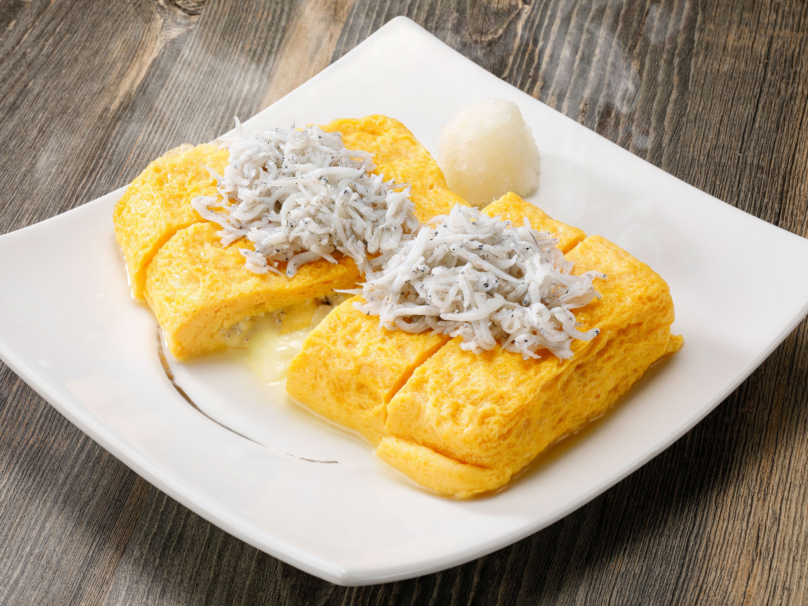 居酒屋　いちげん 西船橋店　# しらすとチーズのトロッとだし巻きたまご