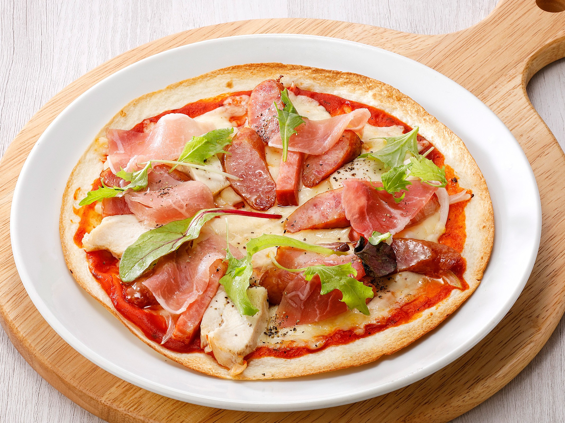 居酒屋　いちげん 西船橋店　#　たっぷり肉ピザ