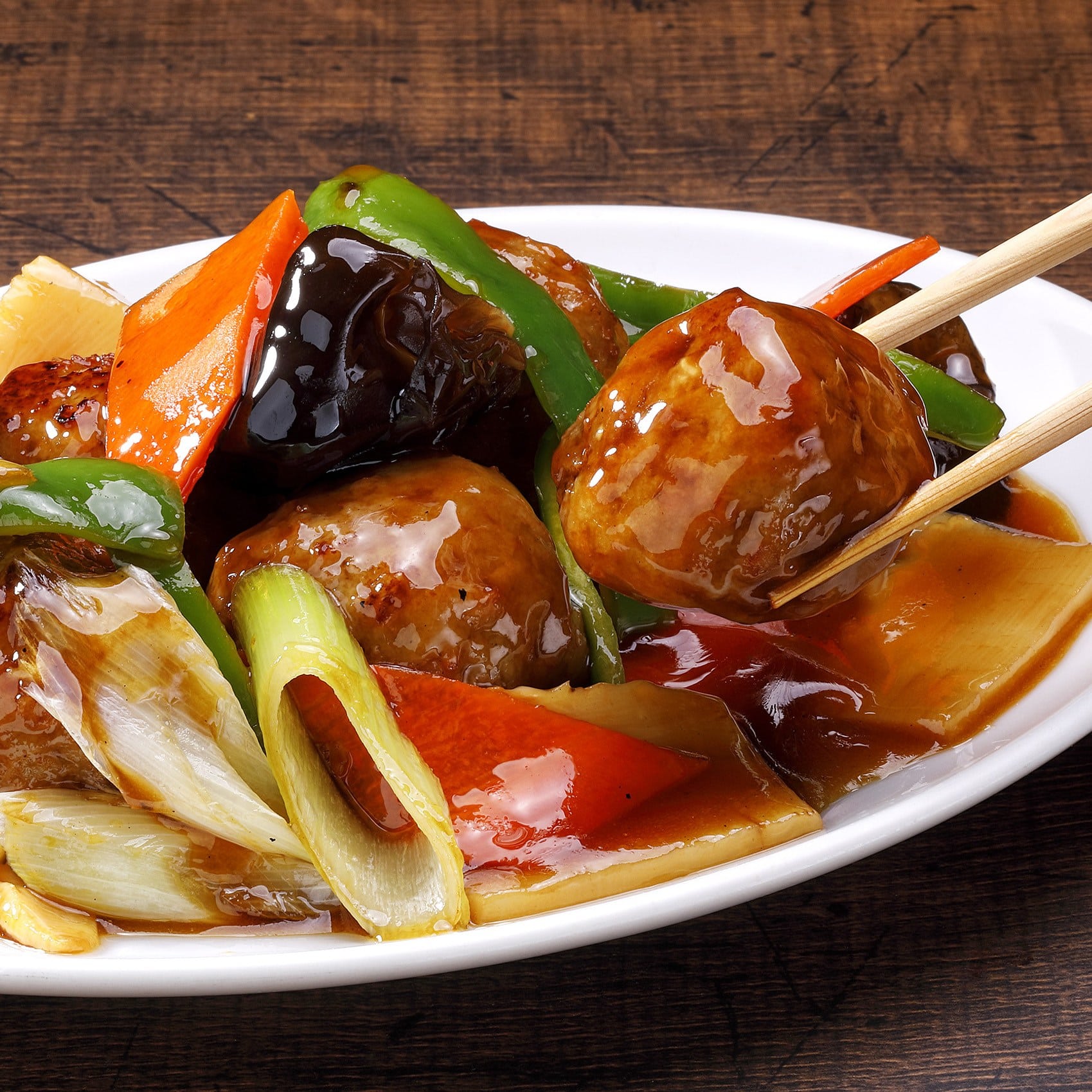 居酒屋 いちげん 新松戸店　／肉団子と野菜の黒酢あん／ランチ／個室／宴会4～80名様／飲み放題／